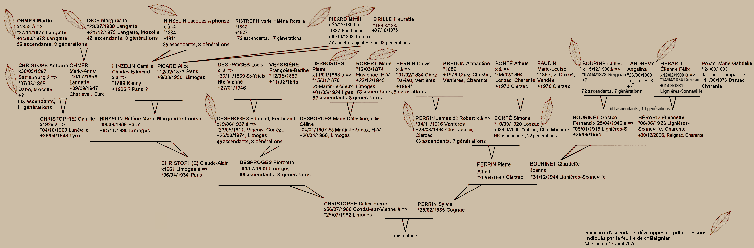 Premi�res g�n�rations