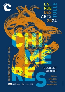 Une du flier, expo Chim�res La Rue des Arts 2024