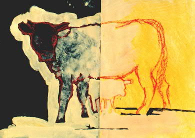 Didier Christophe, Maternit� contrast�e, 30x40 cm, 1996, coll. priv�e.