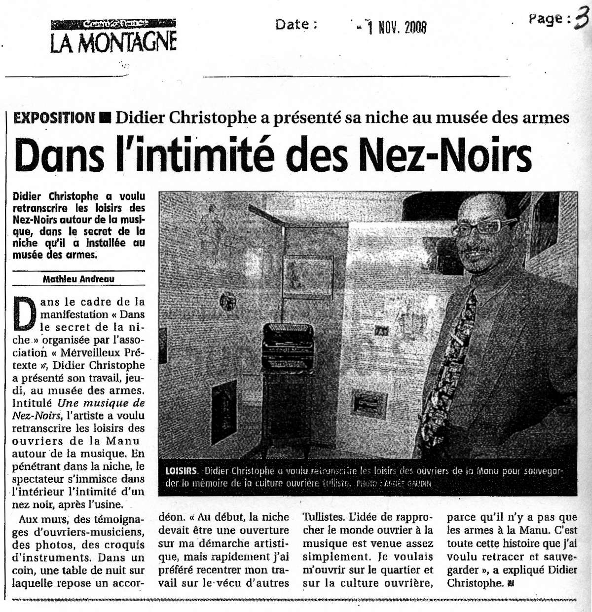 Andreau, La Montagne, 2008.