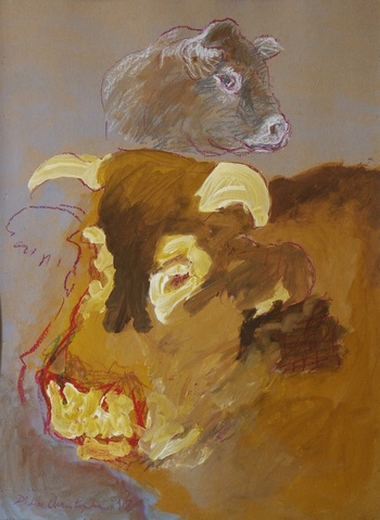 Didier Christophe, Généalogie, 80 x 60 cm, 1998