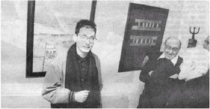 Didier Christophe, vernissage Galerie 39A, Limoges, 1993.