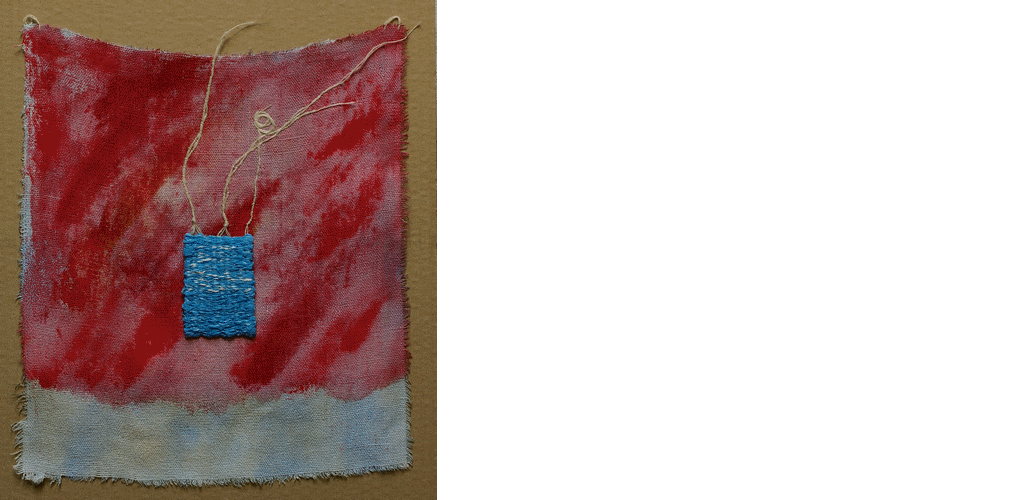 Sylvie Christophe, tissages, galerie 39 A, 2008