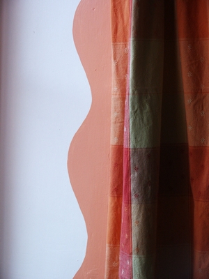 Jeu de badigeons, tenture de coton.