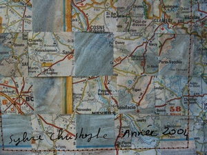 Sylvie Christophe, d�tail de carte.