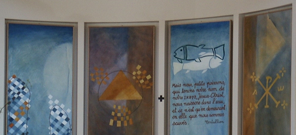 Quadriptyque � Ste Berbadette, Limoges, d�tail.